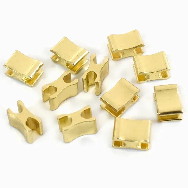 50/100 st Meetee 3# 5# Metallblixtlås U-stoppare Reparationssats Blixtlås Svansklämma Halkfria Ändlås DIY Skräddare Verktyg Sytillbehör