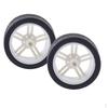 2 Plastic Tire Rubber Wheel For Robot S