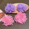 4pcs/set Colorful Floral Hair Rope High Elastic Ponytail Holder Cute Kids Head Rope  Gifts
