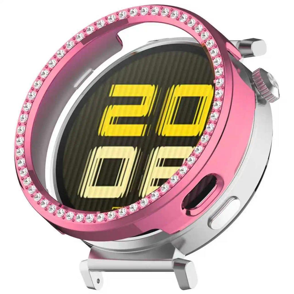 Bling PC Hollow Case Frame for Huawei Watch GT6 41mm Diamond Crystal Bumper Protector for GT6 41mm Shell Tools Accessories