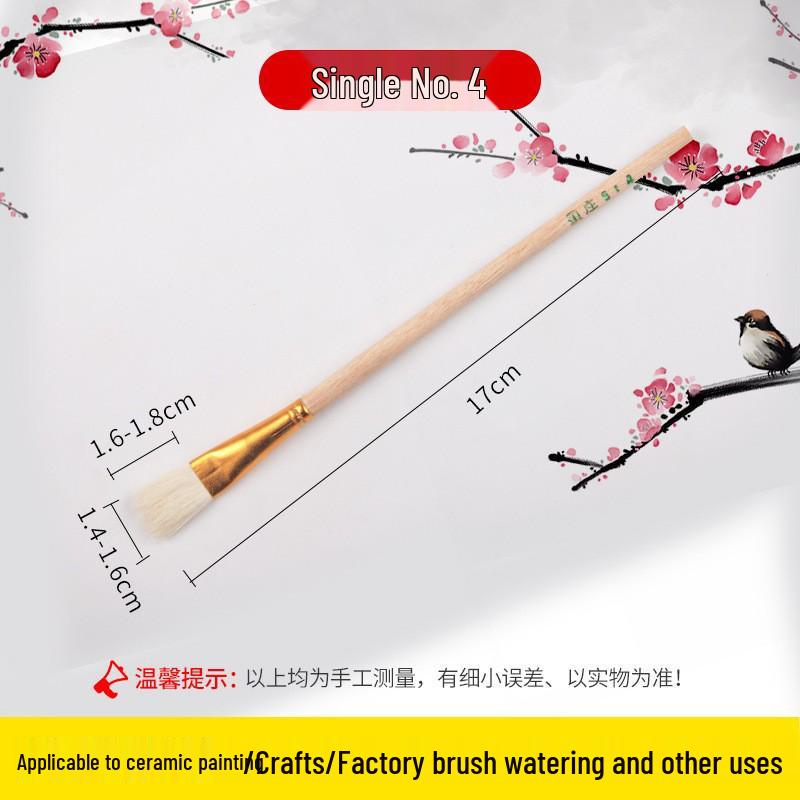 Gold Tip Ceramic and Watercolor Paint Brush Set - Boutique S Series