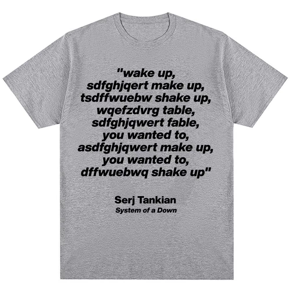 2026 Summer System Of A Down Chop Suey Graphic Tshirt Fashion Hiphop Retro Print Suitable For Both Men And Women
