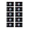 10pcs 3D Epoxy Car Stickers Body Auto Emblem Interior Dekoration For Alfa Romeo Mito Giulietta Myth 159 Sportiva Giulia 147 156TM6 