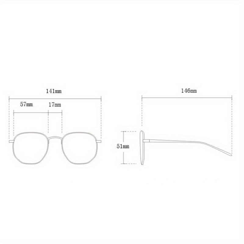 Blue Ray-blokkerende briller Firkantede briller Ultralette optiske briller Overdimensjonerte brillerinnfatning Kvinner Menn Anti Blue Light Eyewear