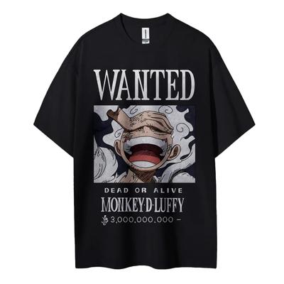 ONE PIECE Animation Derivatives Mens Oversized Tshirt Character Print Funny Graphic Summer 2025 Casual Streetwear Clothing