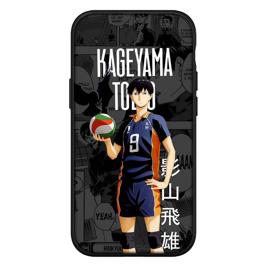 for Motorola Moto Edge 70 60 50 G54 G86 Samsung Galaxy S25 iPhone 17 16 15 Xiaomi Redmi Note 14 Pro Max Phone Case Cartoon Hinata Shoyo Haikyuu Cover