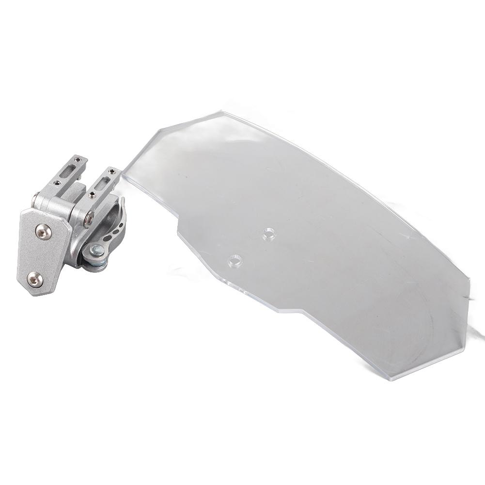 Motorcycle Windshield Clear Transparent Color Smooth Edges Wind Deflector Universal for Motorbike