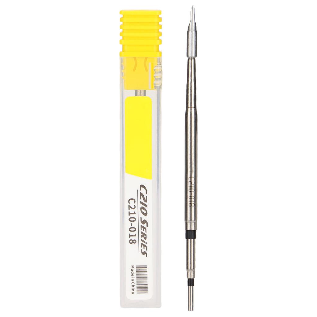 Universal Soldering Iron Tips C210‑018 Knife Tips for T210 T26 Soldering Station Handle Welding