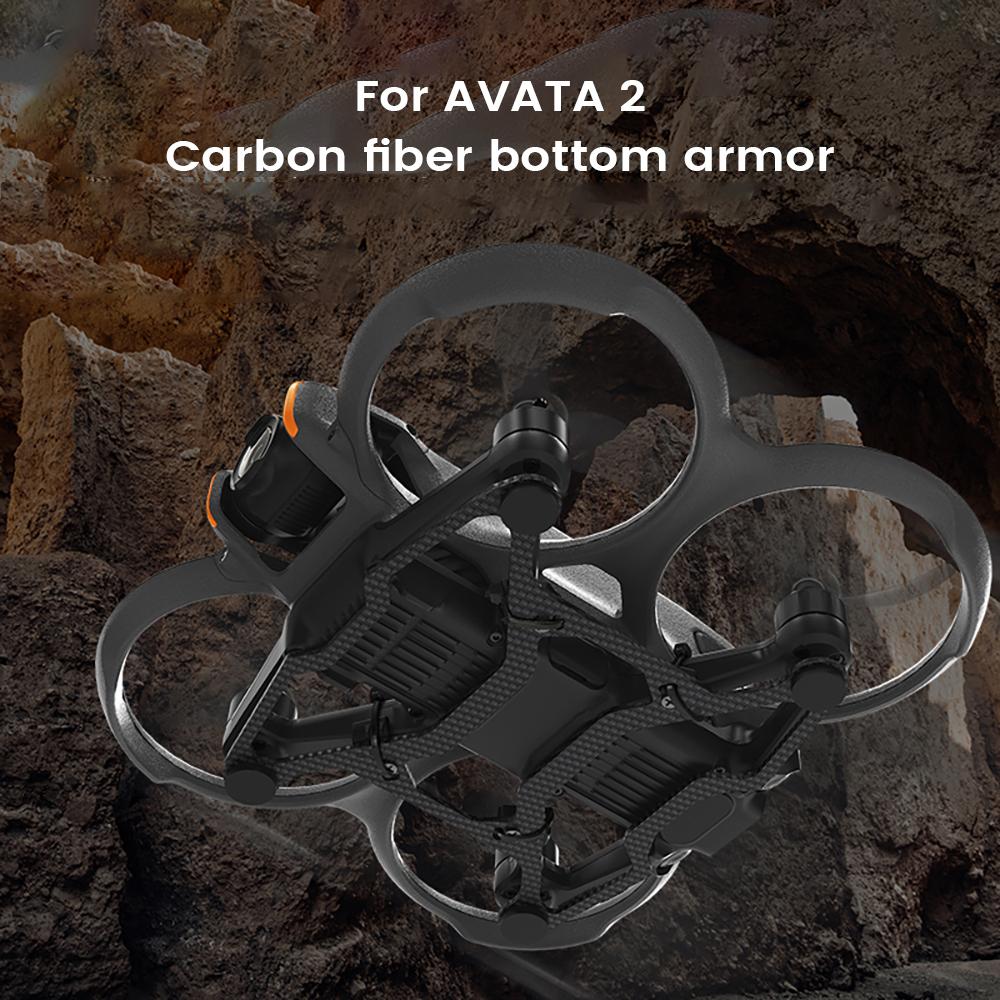 Protective Bottom Armor For DJI Avata 2 Anti-Collision Carbon Fiber Bottom Armor Drone Accessories