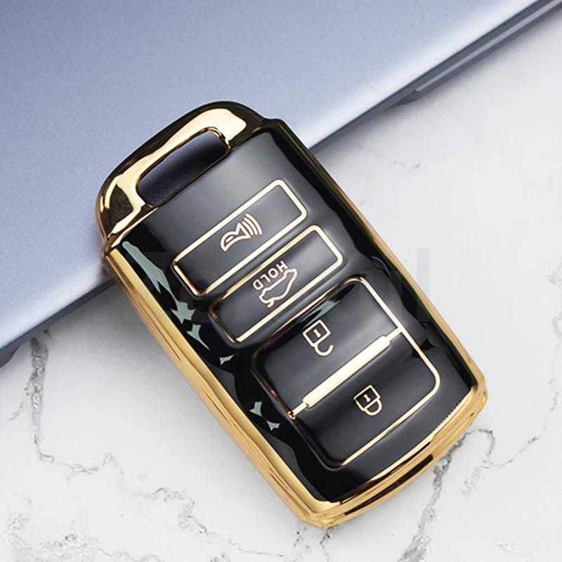 4 Buttons Tpu Auto Car Key Case Cover For Kia Cadenza K9 K7 K-04 Sorento K900 And New K7 Shell Fob Holder Protector