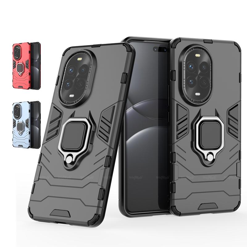 For Huawei Nova 13 Pro Case Cover Huawei Nova 13 Pro Capas New Armor Metal Holder Ring Magnetic Cover Huawei Nova 13 Pro Fundas