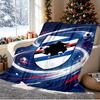 UC Sampdoria Pattern Blanket for Home Decoration, Bed, Sofa, Car Travel, Camping, Suitable for All Seasons, Birthday Christmas Gift