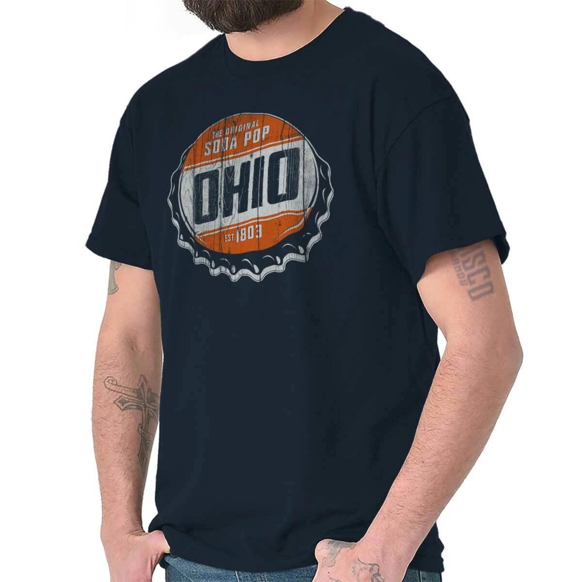 Ohio Original Vintage Souvenir OH State Pride Adult Short Sleeve Crewneck Tee XXL