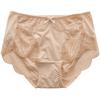 Sexy Damen-Unterwäsche in Übergröße, mittlerer Bund, nahtlos, mit Spitzenbesatz, atmungsaktiv - 200 Jin Dreieck-Slips