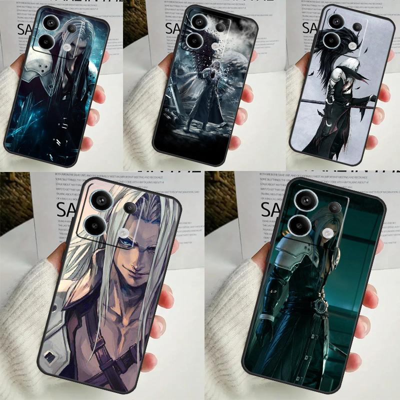 

Чехол Final Fantasy Sephiroth для Xiaomi Redmi Note 13 12 11 8 9 10 Pro Note 12S 11S 10S Redmi 12 10C 12C 13C Redmi Note 8