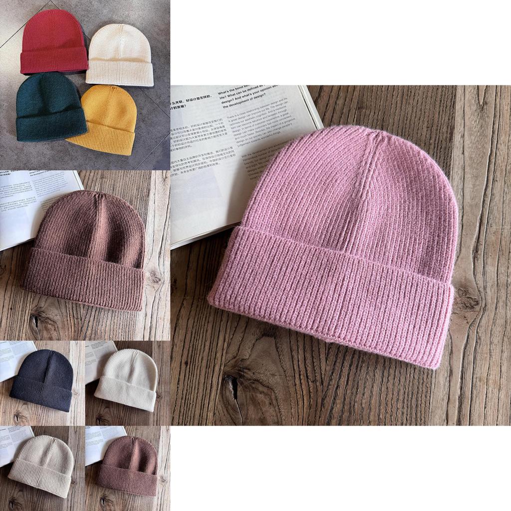 Knitted Beanie Hat For Men Women Warm Winter Fashion Acrylic Earflap Cap For Outdoor Use