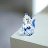 Clear Crystal Cat Ornament Cute Cat Statue Creative Cat Figurine  Home Decor