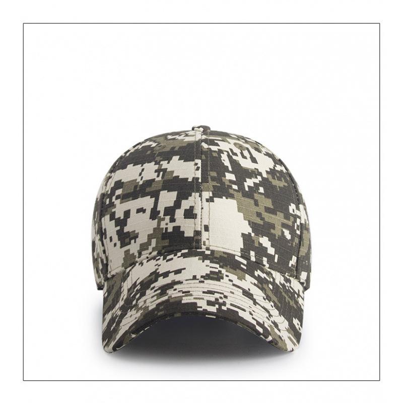 Neue europäische und amerikanische Camouflage-Baseballkappe für Herren und Damen, Outdoor-Sportkappe, Hip-Hop-Hut, Frühjahrs- und Sommerhut für Herren