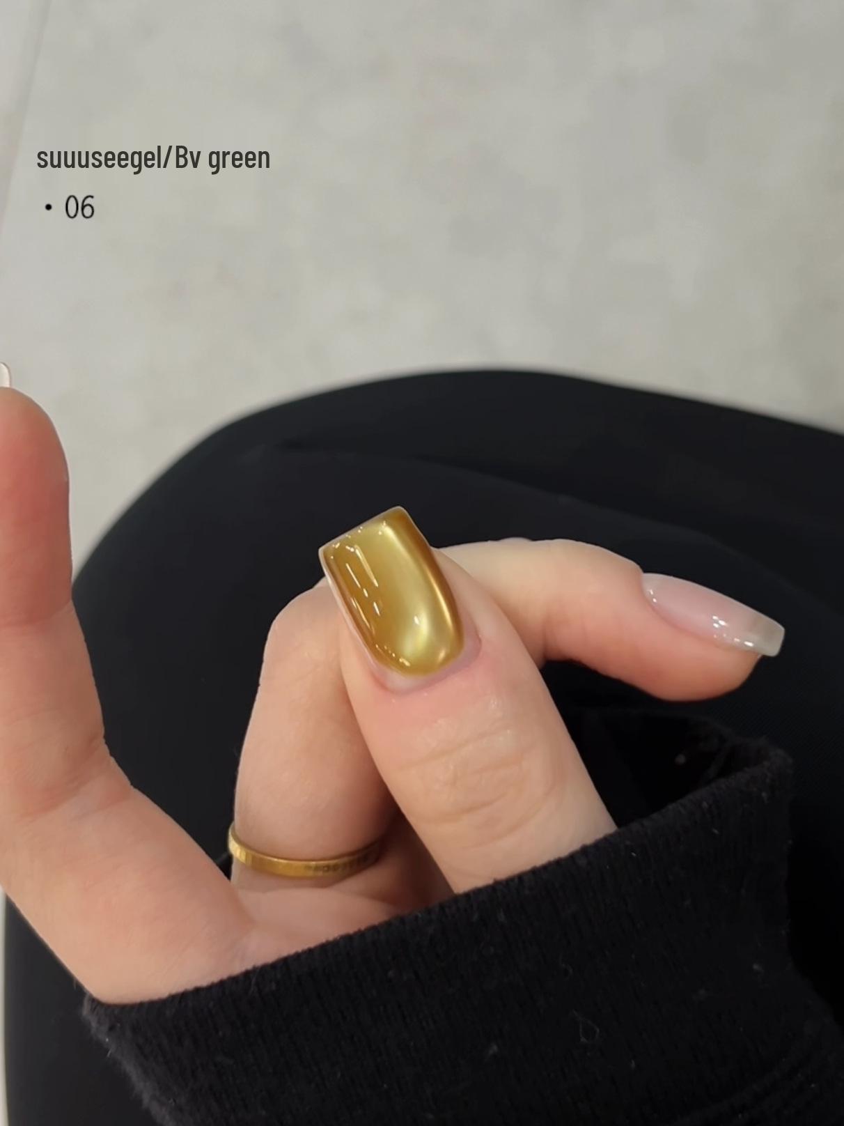 

Весенне-летняя коллекция гель-лаков для ногтей: 10 цветов BV Зеленый стеклянный бусина Кошачий глаз Высококачественный драгоценный камень для профессиональных салонов