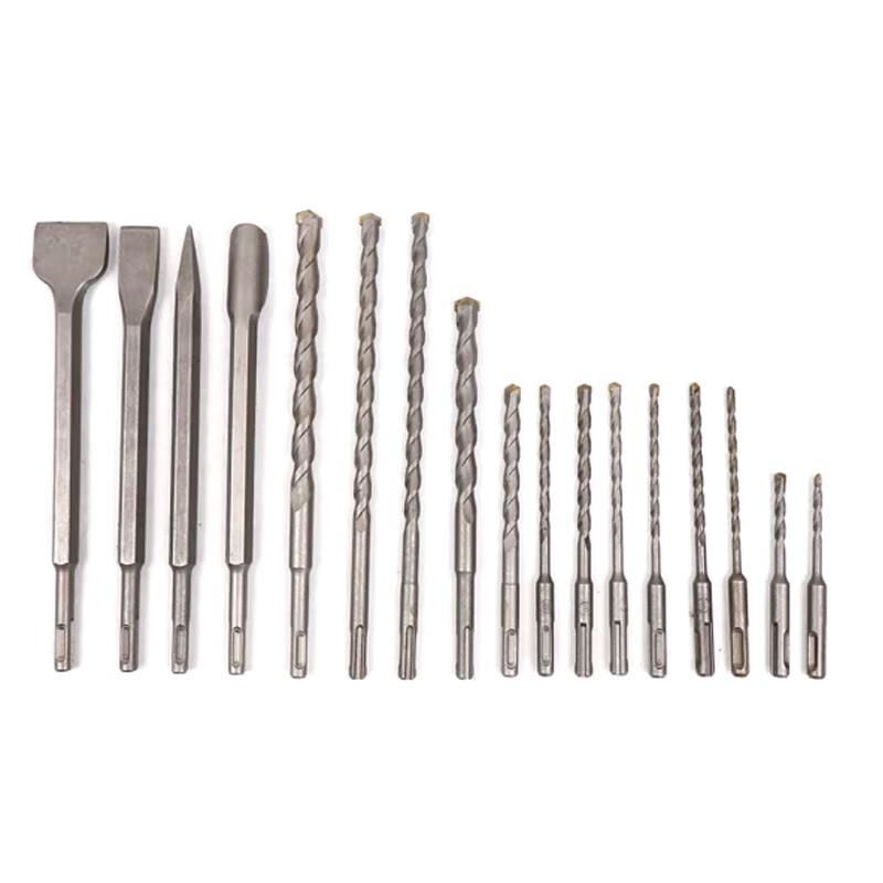 Deqi Rotary Hammer Drill Bit & Chisel Set
