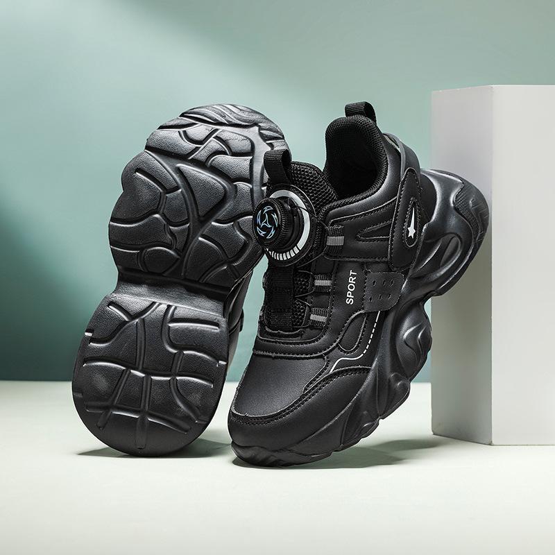 

Children s dad shoes 2025 new autumn lightweight cushioning fashion boys sports shoes casual middle and older children s running shoes 38