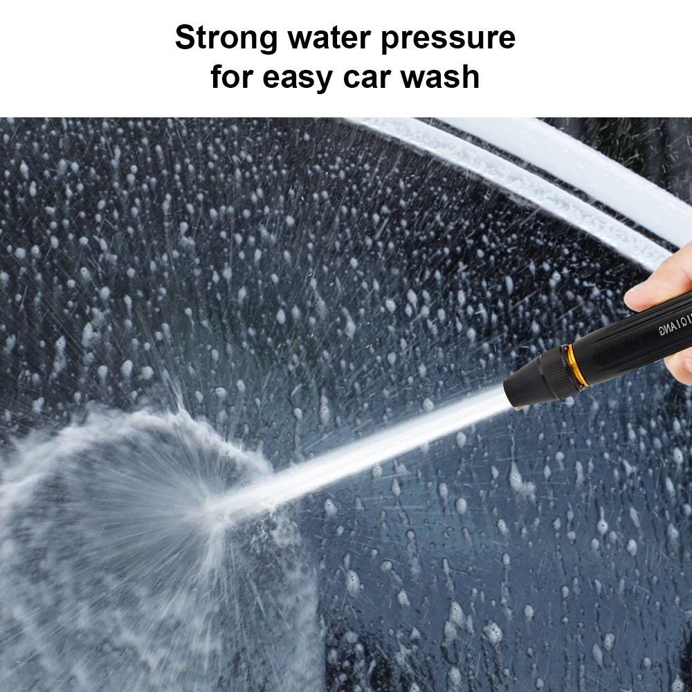 5/10/20/30m Hose Car Water Jet Washer High Pressure Watering Tube Nozzle Set  Auto Cleaning
