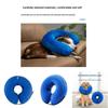 Adjustable Inflatable Dog Neck Ring With Pvc Material For Antilick And Grooming Support