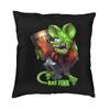 Funny Rat Fink Animation Anime Cartoon Cushion Cover 40X40 Home Decor Print Throw Pillow For Sofa Double-Sided