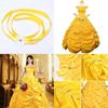 Elegante Costume Cosplay da Principessa Belle de La Bella e la Bestia, Stile Fiabesco, per Donna