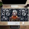 Graffiti Art Symbols Large Gaming Mouse Pad Nonslip Rubber Base Waterproof Desk Mat For Office Pc Laptop