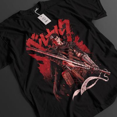 Berserk Shirt Guts Tshirt Casca T-Shirt Griffith Top Warrior Anime Unisex Tee
