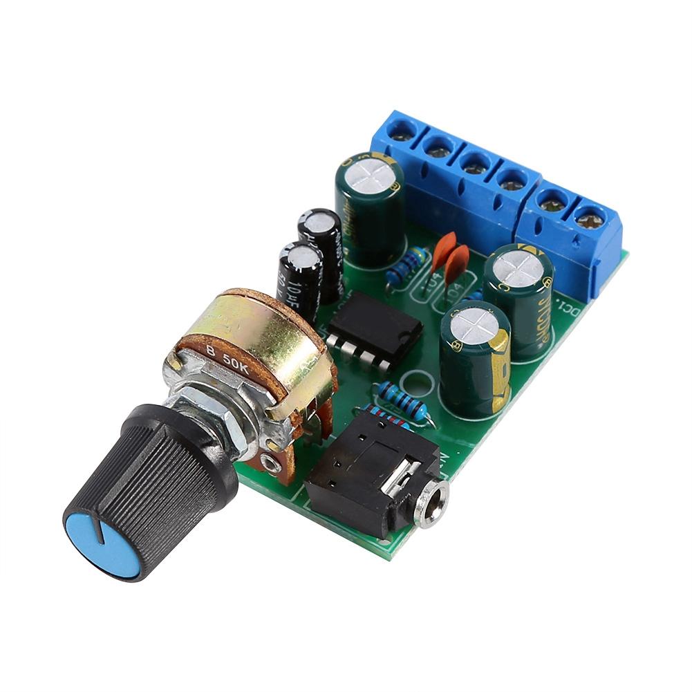 DC1.8 12V TDA2822M Amplifier 2 Channels Stereo 3.5mm AUX Audio Amp Board Module
