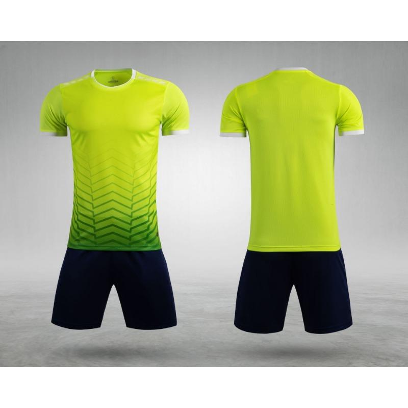 Football Uniform Collection Mens and Womens Short-sleeved Football Jerseys Childrens Student Training and Competition Uniforms