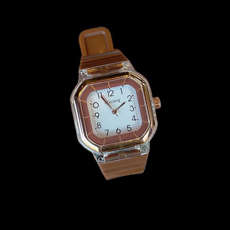 Nová módní personalizovaná jednoduchá sada hodinek Dámské hodinky Butterfly Digital Belt Fashion Watch