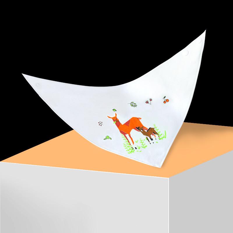 Haklapp Bomull Bandana Haklappar Baby Babador Matning Smock Spädbarn Burp-dukar Tecknad Saliv Handduk Bebis