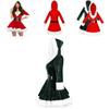 Cozy Santa Claus Christmas Costume For Women Featuring Breathable And Warm Material