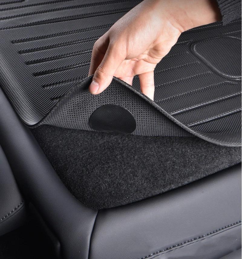 Rear Row Seats Back Protector Anti-Kick Pad Cover For Tesla Model Y 5-Seater XPE Dirtyproof  Seat Back Mats