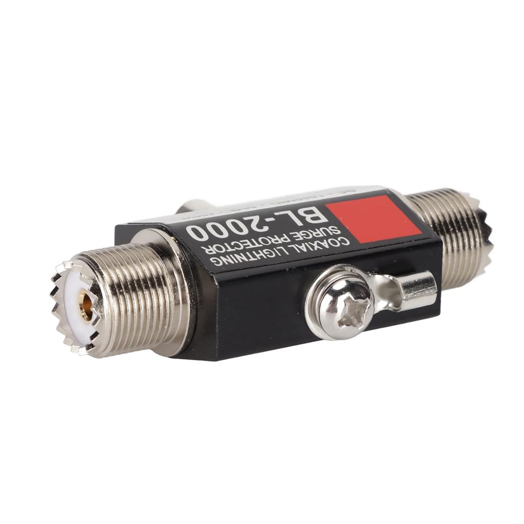 Yinitone BL‑2000 Coaxial Lightning Surge Protector PL259 Female to PL259 Female Coaxial Lightning Arrestor