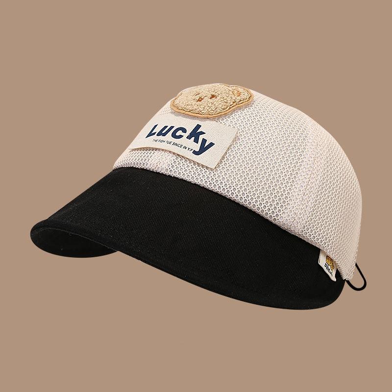 

Шапка для маленьких девочек и мальчиков, милая хлопковая тонкая фуражка для новорожденных, повседневная дорожная уличная шапка от солнца для малышей, От 1 до 4 ушей чёрный