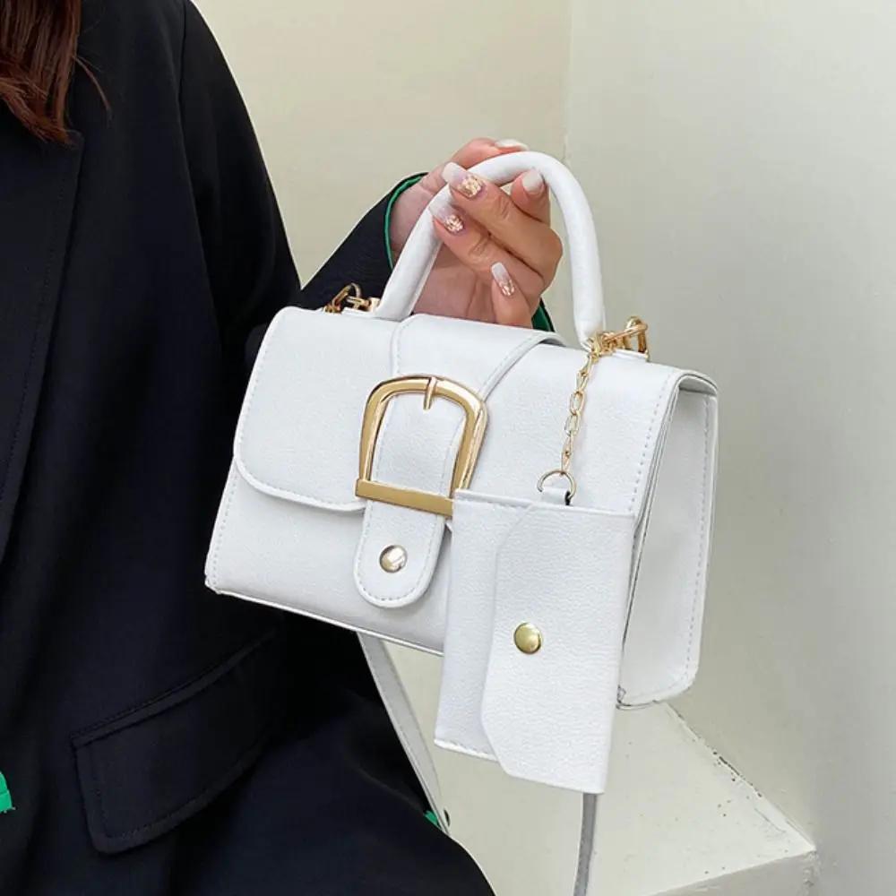 Small Fashion Handbags and Purses Women's Shoulder Bags Casual Clamshell Oblique Top Treatment Bags Shoulder Bags Square Bags