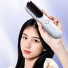 Anti-Scald Protection Electric Hair Straightener Brush Negative Ion Styling Tool  Gift Women