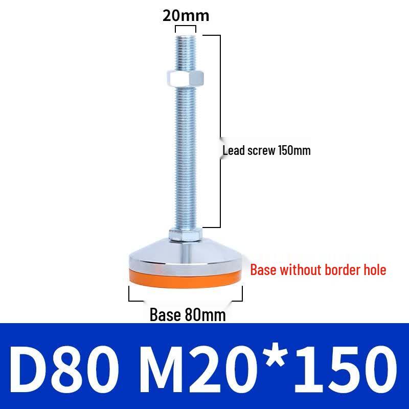 Adjustable Heavy-Duty Leveling Foot with Shock Pad
