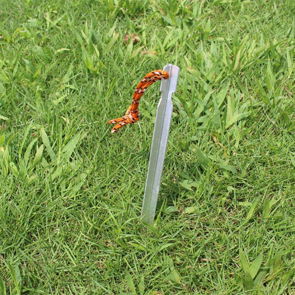 5/10pcs 18cm Ultralight Aluminium Alloy Strong Camping Hiking Tent Peg Stakes Triangular Stake Nail