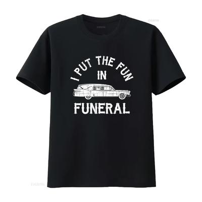 Grimm Reaper T Shirt I Put The Fun In Funeral Design Halloween Themed Coffin Hearse S Perfect For Drinking Events Vintage