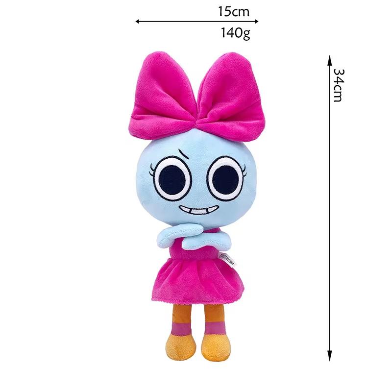 New Cartoon Game Figure Plush Toys Soft Stuffed Plushie Pillow Gift For Kids Fans Collection Home Decor