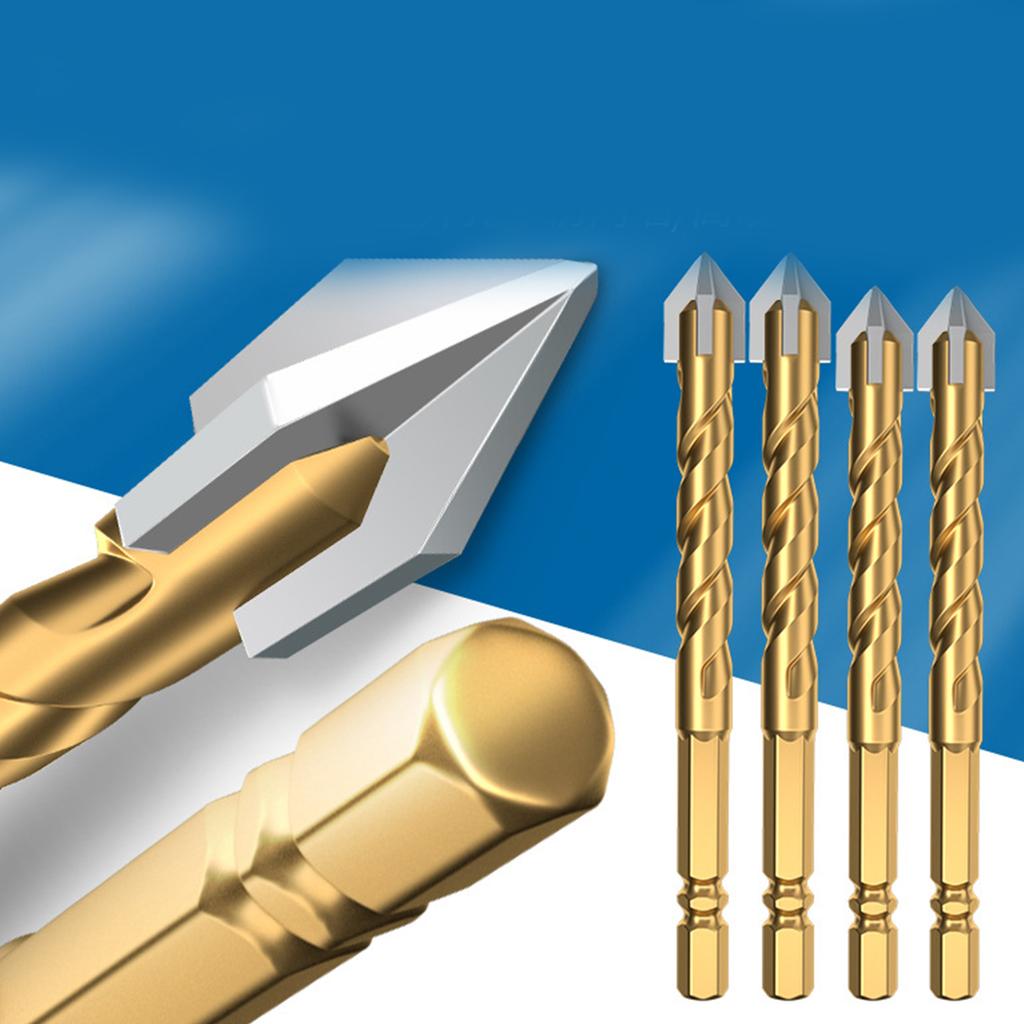 5/6/8/10/12mm Multifunctional Tile Drill Bits For Glass Ceramic Concrete Hole Opener Brick Hard Alloy Triangle Bit Tool