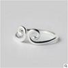 Korean Trendsetter Twisted s925 Silver Plated Ring for Women - Fashionable Index Finger Jewelry