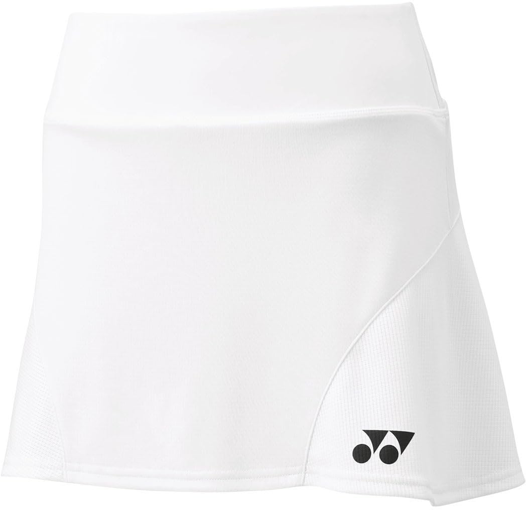 

Yonex Skirt Inner White Size L Women s (with Spats), 26153, (011),