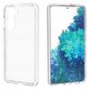 Case for SAMSUNG GALAXY S21, CLEAR BACK, ULTRA SLIM + GLASS
