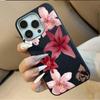 Rosa Lilienblumenmuster Weiche Handyhülle für iPhone 17 Pro Hülle iPhone 11 12 13 14 15 16 Pro Max 17 Air X XS 7 8 Plus 16E Abdeckung